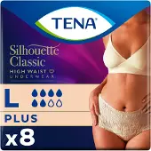 Tena Silhouet plus high waist creme L