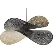 Beliani DOYLES- Hanglamp - Zwart/Goud - Metaal
