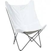 Beliani NYBRO - Fauteuil - Wit - Fluweel