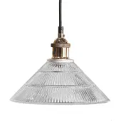 Beliani CURONE - Hanglamp - Koper - Glas