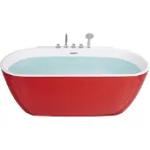 Beliani ROTSO - Badkuip - Rood - 80 x 170 - Acryl