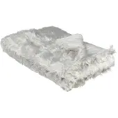 Beliani Plafond, Sprei bontlook lichtgrijs 150 x 200 cm DELICE (150 x 200 cm)