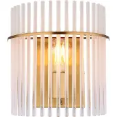 Globo Lighting Gouden wandlamp Gorley met glas