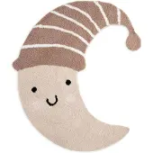 Babys Only Vloerkleed maan Heaven clay/warm linen - 109x90 cm
