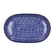 Bunzlau Castle Schaal Waves Flat Oval Medium