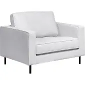 Beliani SAVALEN - Fauteuil - Lichtgrijs - Polyester