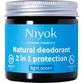 Niyok Light Ocean - Deocrème - 40 ML - Anti-transpirant - Mediterrane geur - Gevoelige huid