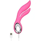 EIS Oplaadbare siliconen Rabbit, 24 cm