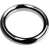 Rimba Brede roestvrijstalen cockring, 4,5 cm