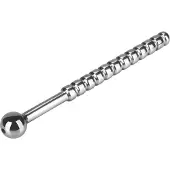 Rimba 'Ribbed Urethral Plug Hollow', 14 cm