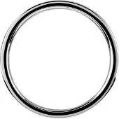 Rimba Massieve ring met ruitvorm, 5,5 cm