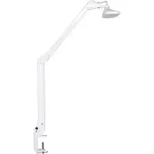 MAUL Klemlamp MAULwork, dimbaar, wit / opaal, Werkkamer / Kantoor, metaal, Modern, Klemlamp