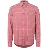 Tommy Hilfiger Tjm Essential Twill Shirt Tahiti Berry Check Maat: XL | Casual Overhemden Outlet | Heren | Roze