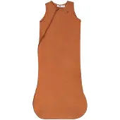 Snoozebaby Baby Slaapzak 0-6 mnd - Lente- & Zomerslaapzak biologisch katoen - TOG 1.0 Toffee Brown - Bruin -