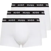 HUGO Boxershorts rood / zwart / wit