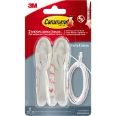 Sans marque 3M Command-kabelhouder Wit, Grijs