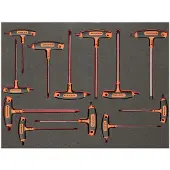 Bahco Foaminlay Fit&Go 3/3 met T-greepschroevendraaiers - 12-delig - FF1A1011