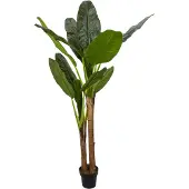 WDMT Kunststof bananenplant groot ø 45 x 160 cm groen