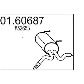 MTS 01.60687 Einddemper