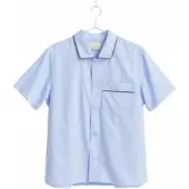 HAY Pyjamashirt Outline Soft Blue-S / M