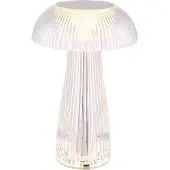 Globo LED tafellamp Gixi, zilverkleurig, hoogte 25 cm, CCT
