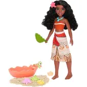 Mattel Disney Princess Moana-pop Met Schildpad Veelkleurig