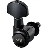 Schaller M6 Pin Locking 3L3R Black - Stemmechaniek voor gitaar
