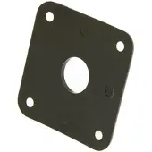 Gibson PRJP-010 Jack Plate BK Plastic Black - Gitaaronderdeel