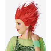 Faram Pruik Electric shock rood