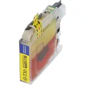 PrintAbout Inktcartridge LC-123Y Geel geschikt voor Brother