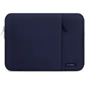 Tech-Protect Nylon MacBook 13 / 14 Inch Sleeve Blauw