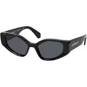 OFF-WHITE Accessoires Off White Memphis Square Volle Rand Zonnebril in Zwart/Dark Grey