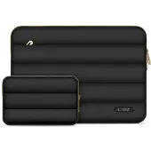 Tech-Protect Puffy MacBook 13 / 14 Inch Sleeve Zwart