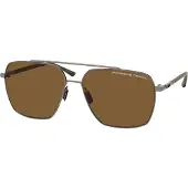 Porsche Design Zonnebril - - P8974 - Metaal - 61/15/145 - Grijs/Olijf