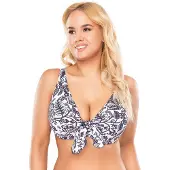 Vivisence dames bikinibh 3203 badmode zachte cups gestreept, wit-zwart, 80c