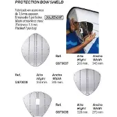 Goldenship Bow Protection Plate Zilver 350 x 345 mm