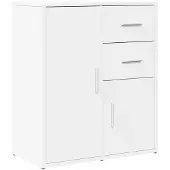 vidaXL Dressoir, wit, 60x31x70 cm, houtvezel
