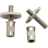 Göldo Tunamatic hoogtenversteller nikkel, 6mm DM, 11mm lang - Gitaaronderdeel