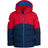 TROLLKIDS Outdoorjas marine / rood