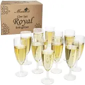 MamboCat 12-delige set GEEICHTE ROYAL champagneglazen - 175882