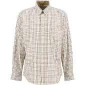 Barbour Relaxed Fit overhemd wit geruit