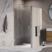 Brauer Void profielloze nisdeur 90cm chroom