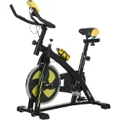 HOMCOM - Fietstrainer - In hoogte verstelbaar - LCD-display - stabiel