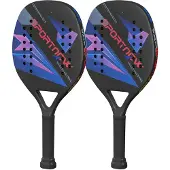 SPORTNOW - Strandtennisracket - antisliphandvat - met schoudertas