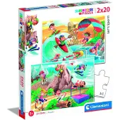 Clementoni , "Laten we sporten!", 20 stuks, Sportthema, vanaf 3 jaar