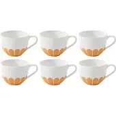 Villeroy & Boch Koffiekop Fleur Soleil 160ml (6 delig)