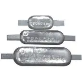 Tecnoseal Zink anode met RVS strip 1kg (TEN00301)