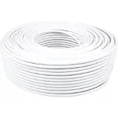 Lamex - RG-6 Televisiekabel - 6.8mm - 25m - Wit