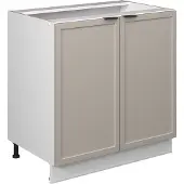 Vicco Fame-Line Wastafelkast – 80 cm met legplank, WB Eik GrijsBeige