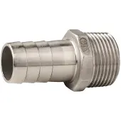 VETUS Mannelijke Slangconnector 3/4´´ Zilver 20 mm